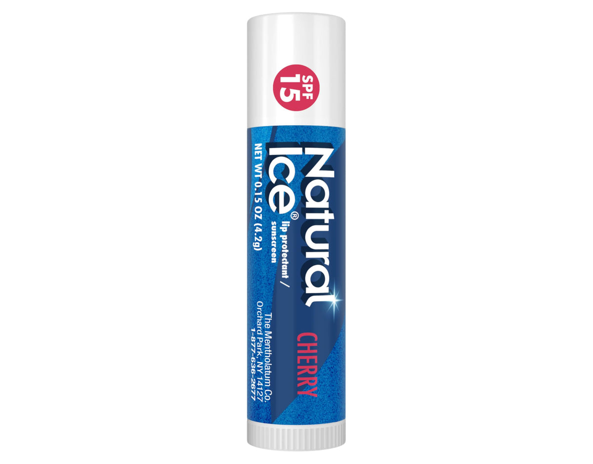 Car or travel-ready Natural Ice Cherry SPF 15 lip balm