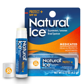 Natural Ice Sport Lip Balm front-pack view highlighting SPF 30 protection