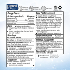 Natural Ice Sport Lip Balm in outdoor setting ideal for chapped lips