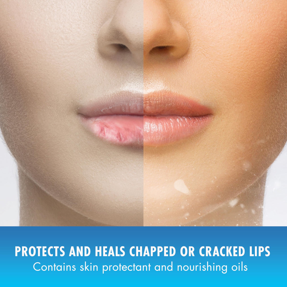Natural Ice Sport Lip Balm texture closeup highlighting the cooling feel