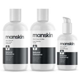 Natural Outcome gift box display highlights ready-to-gift skincare set.