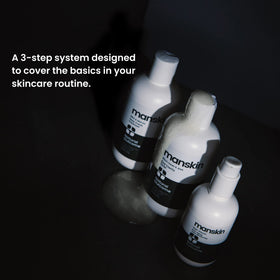 Natural Outcome balancing toner bottle showing clarifying action for pores.