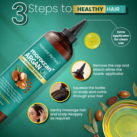 Natural Riches Argan Oil supports color-treated hair with gentle care.