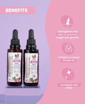 Natural Sant Onionvital Scalp Serum bottle nourishes scalp and seals split ends