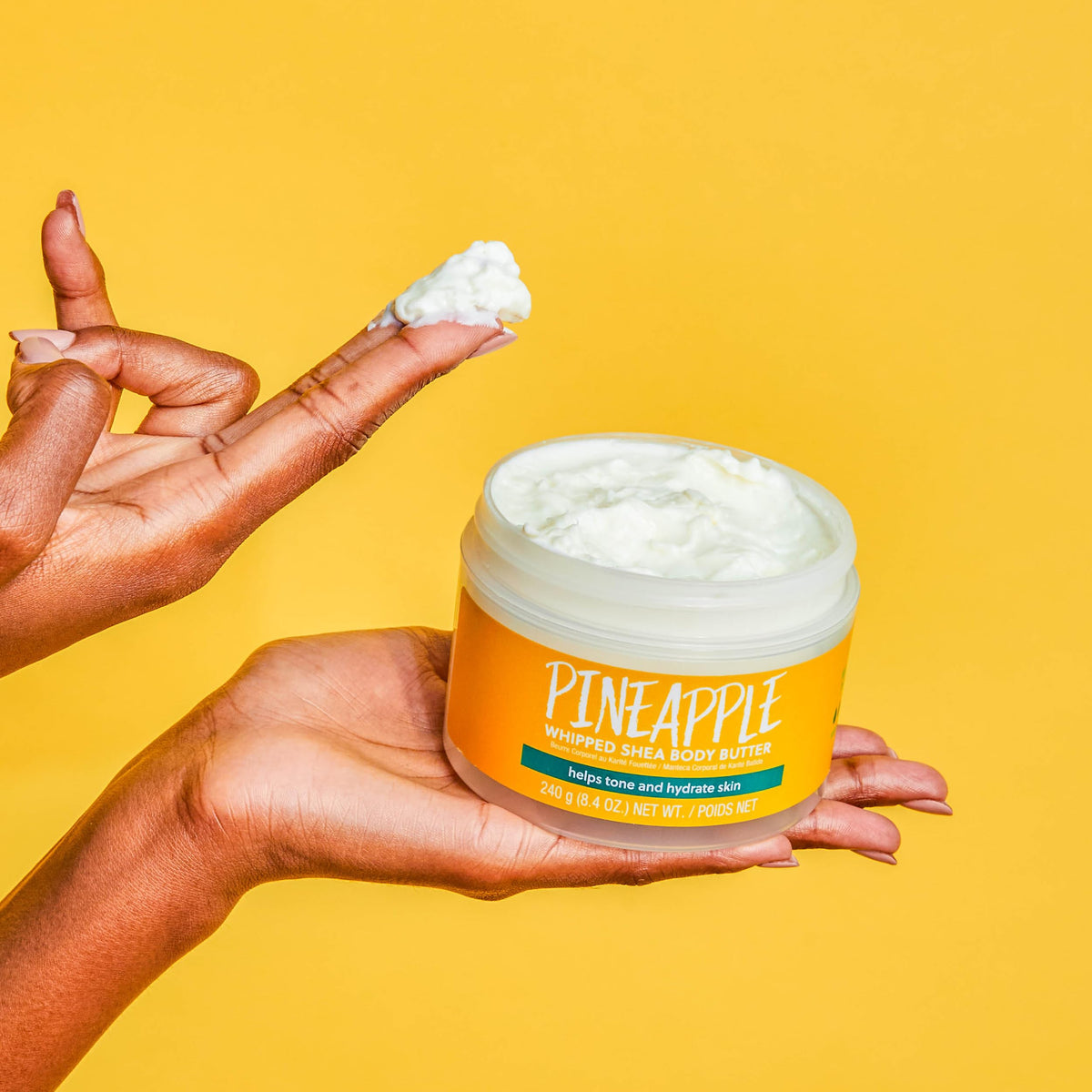 Natural shea butter close-up highlighting deep moisturization