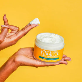 Natural shea butter close-up highlighting deep moisturization