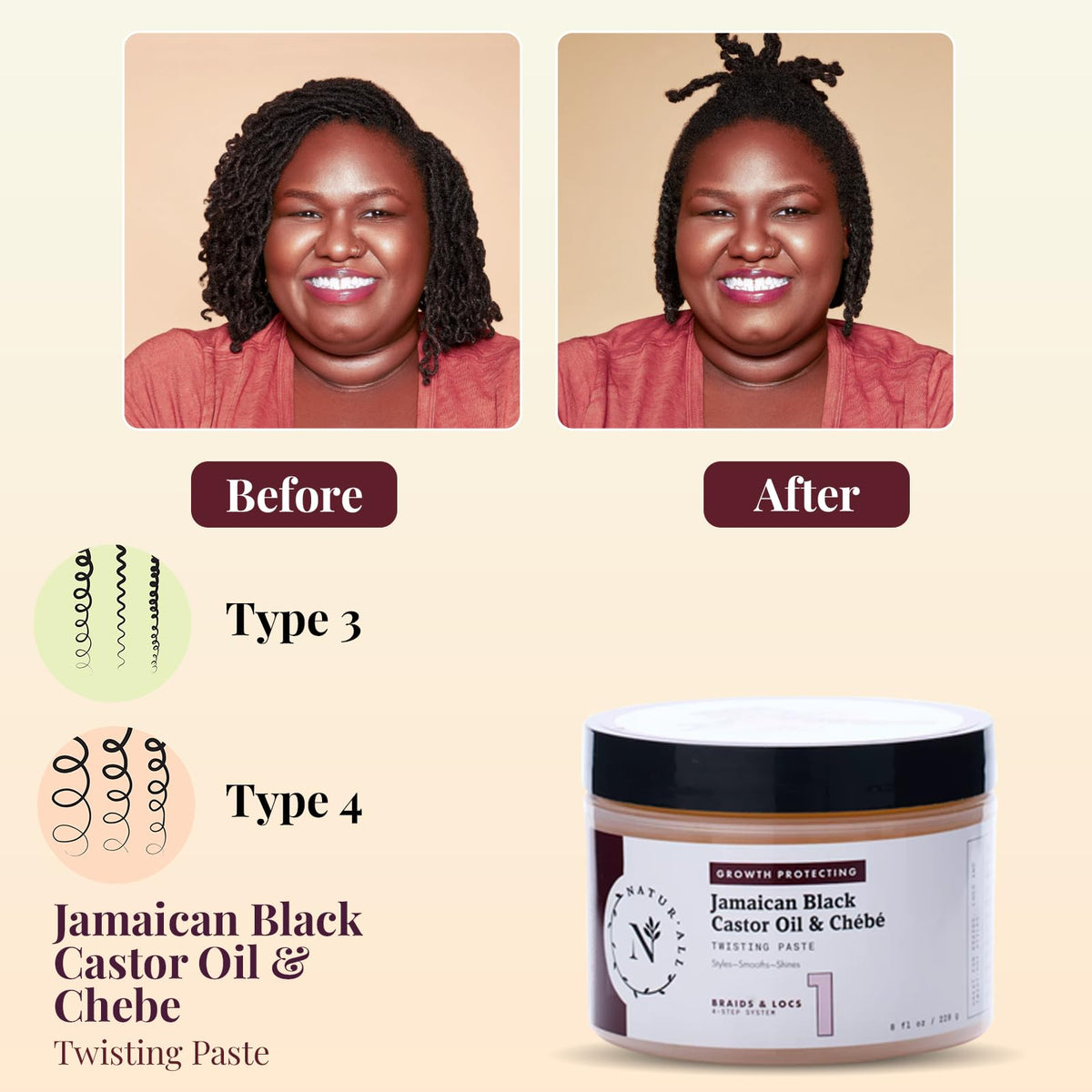NaturAll gel on hands; warm and ready for precise styling.