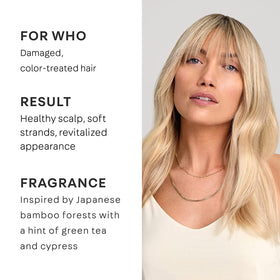 NatureLab.TOKYO Perfect Repair masque application on hair