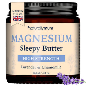 NaturallyMum Magnesium Body Butter with lavender for rich hydration