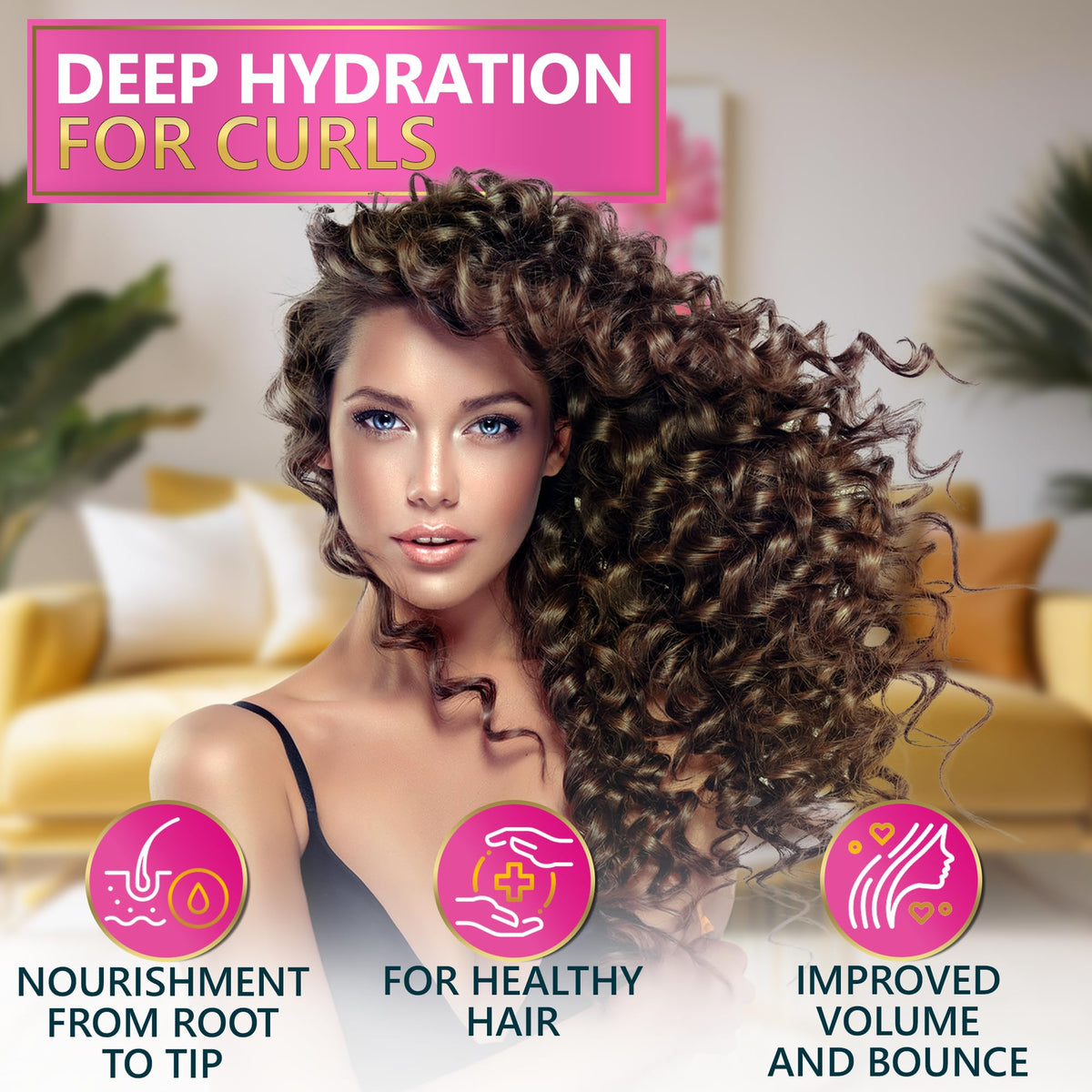 Naturavis shampoo bottle featuring argan oil and shea butter for deep moisture.