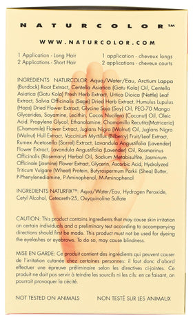 Naturcolor 7C Caraway Blonde applicator used for precise coloring.