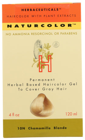 Naturcolor Chamomile Blonde bottle pour for even at-home color.