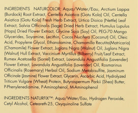 Naturcolor color palette shows 31 shades for customizable blends