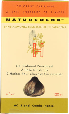 Naturcolor Haircolor Dark Caraway Blonde color mix shows easy customization for personalized results.