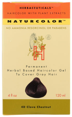 Naturcolor haircolor gel clove during application for natural-looking coverage