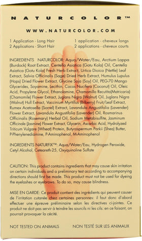 Naturcolor Light Clove jar contents reveal herbal color formula.