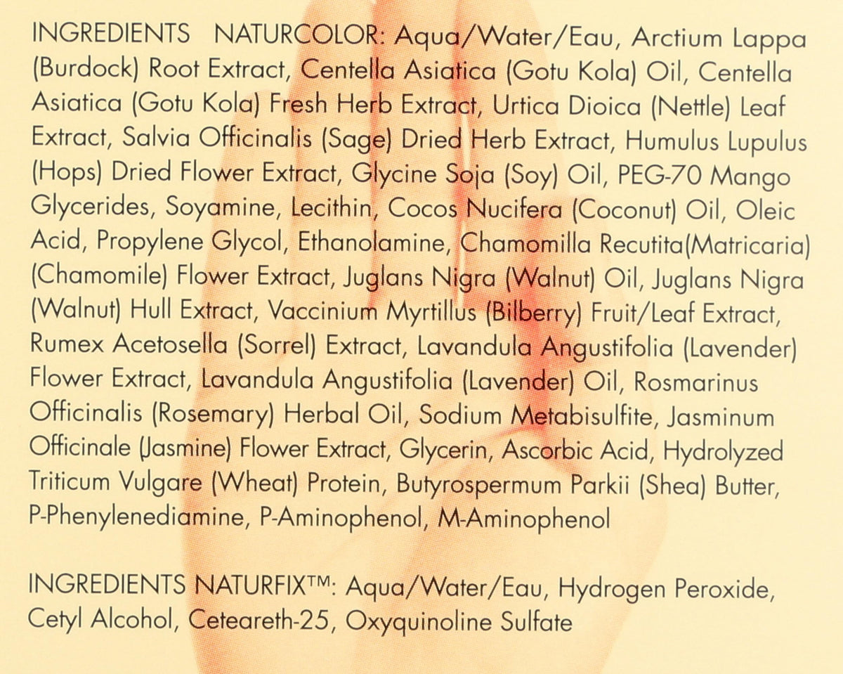 Naturcolor naturfix gel developer bottle shown with chestnut shade