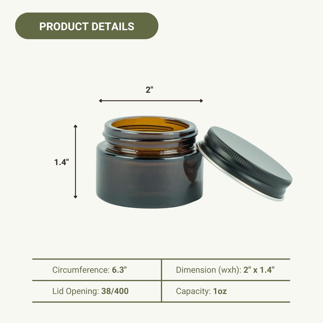 Nature Packaged jars are reusable and easy to clean after use.