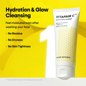 Ingredients highlight Green Lemon extract in Vitapair C Glow Cleanser