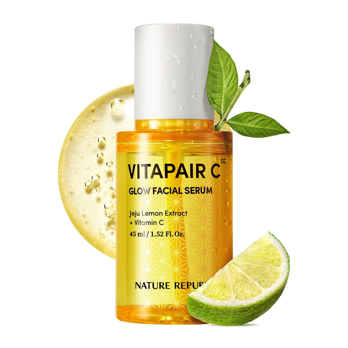 Nature Republic Vitapair C Glow Serum bottle ready for daily hydration.