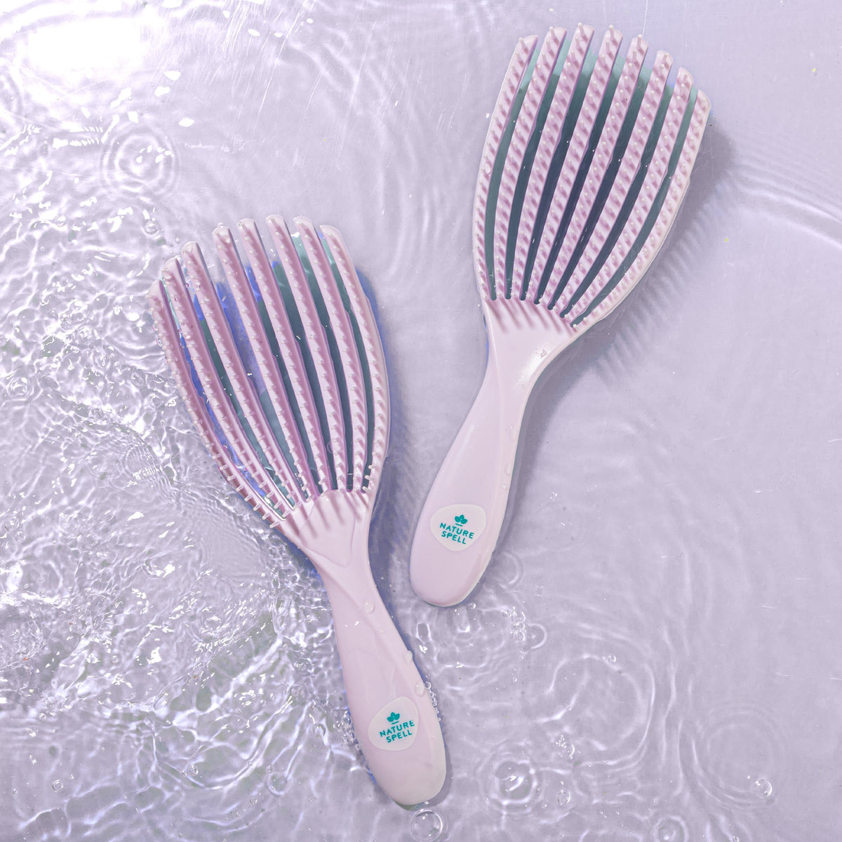 Nature Spell FlexiFlow soft bristles glide through hair easily