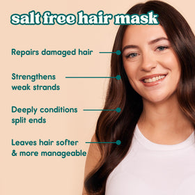 Nature Spell hair growth mask being applied for easy coverage