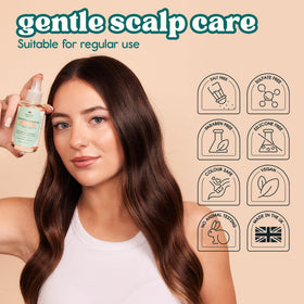 Nature Spell deep nourishment on hair strands indicating resilience and moisture