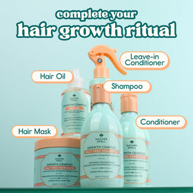 Nature Spell for all hair types image highlighting versatile care