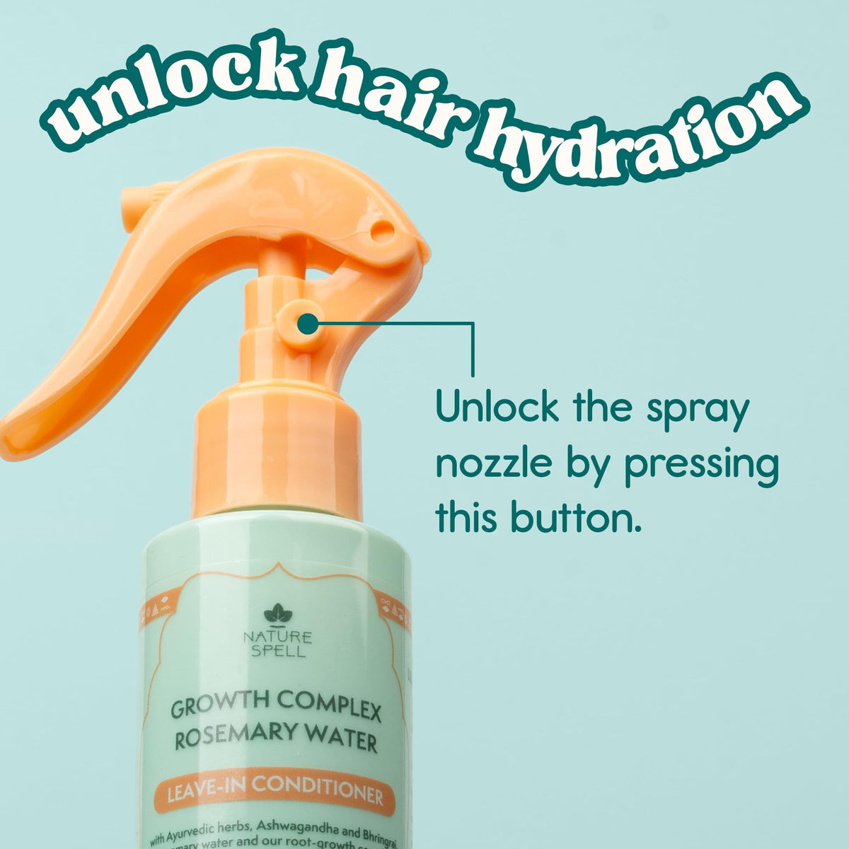 Nature Spell Hyaluronic Acid helps hydrate with a glossy finish.