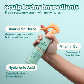 Nature Spell Pea Protein and Bhringraj support stronger-feeling strands.