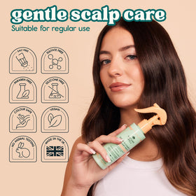 Nature Spell Pro-Vitamin B5 smooths for frizz control and shine.