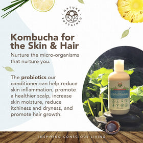 Nature Sustained fragrance-free conditioner label highlights hypoallergenic formula