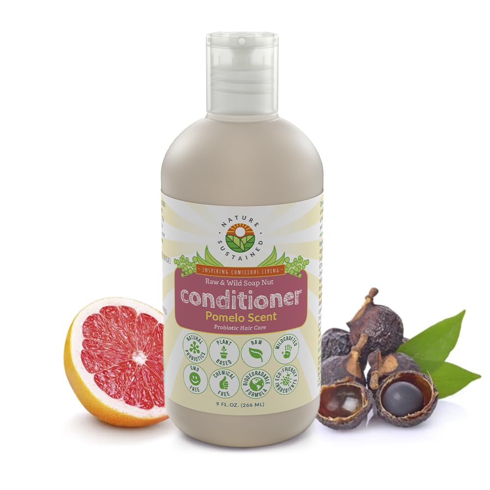 Nature Sustained Hydrating Conditioner bottle with unscented formula ideal for sensitive scalps.