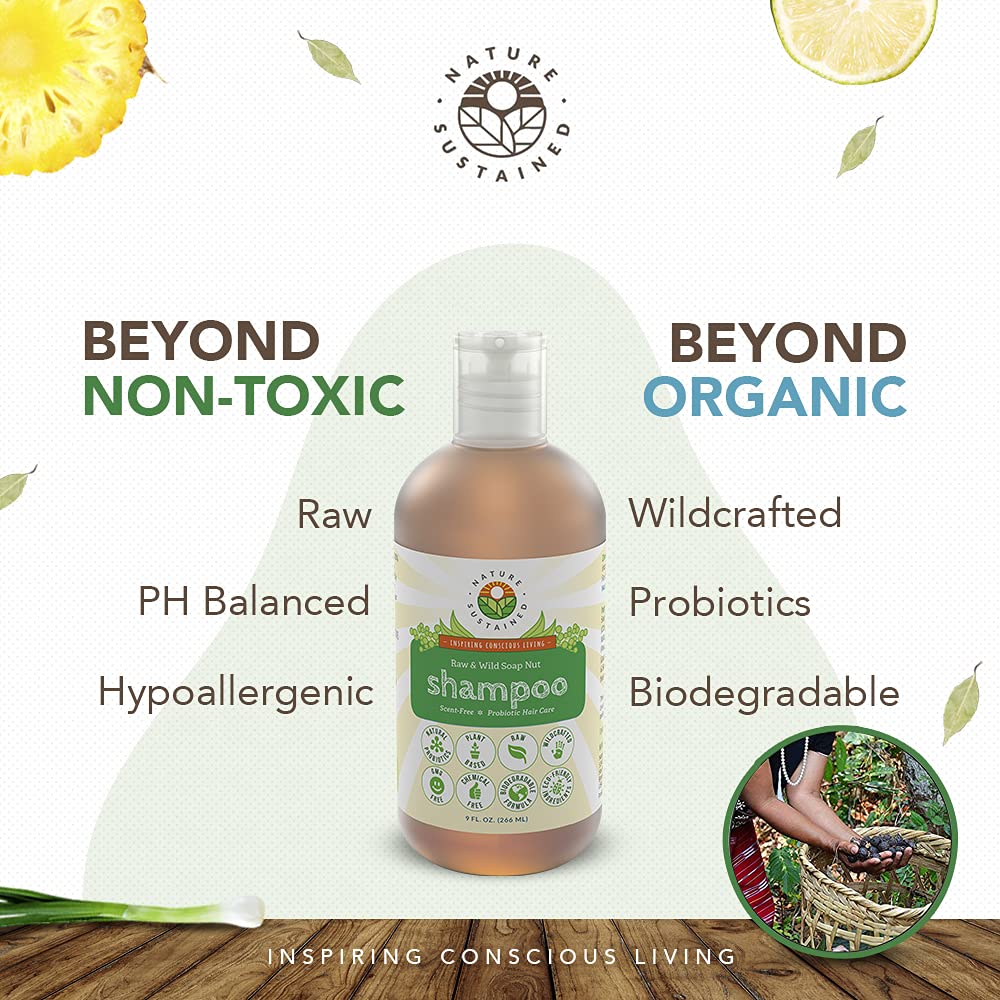 Nature Sustained probiotic fermentation visuals signaling scalp balance