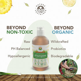 Nature Sustained probiotic fermentation visuals signaling scalp balance