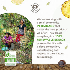 Nature Sustained renewable-energy facility badge for responsible production