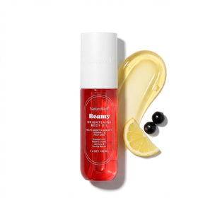 Nature Well Beamy Brightening Oil bottle front for daily hydrating routine.
