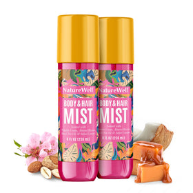 Nature Well Cheeky Hair and Body Mist bottle for daily fresh scent.