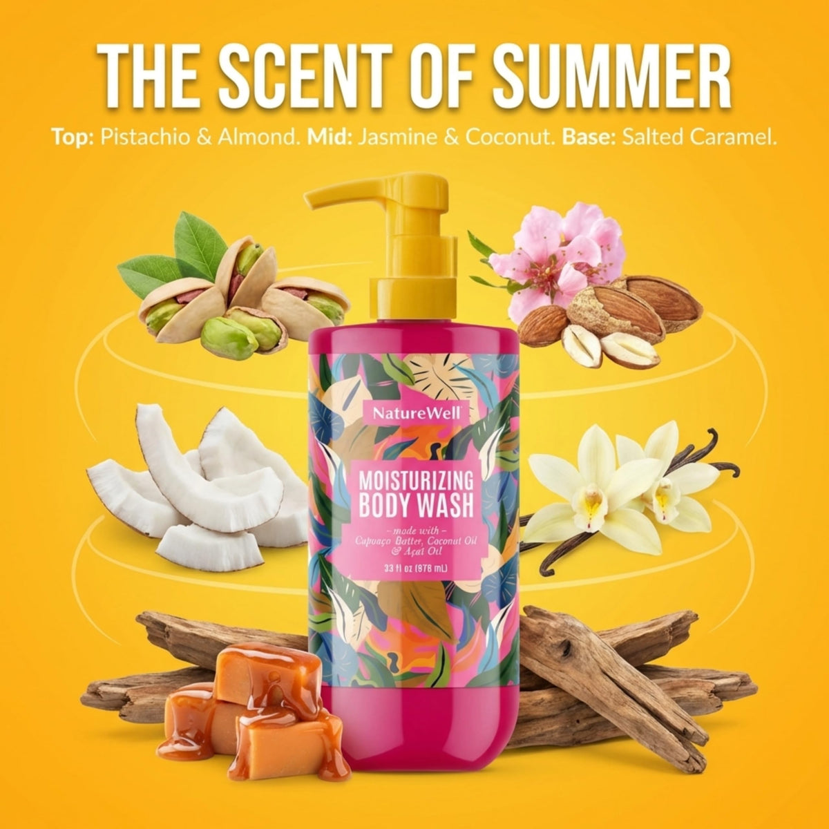 Cheeky Moisturizing Body Wash creamy texture swatch highlighting rich lather for sensitive skin.