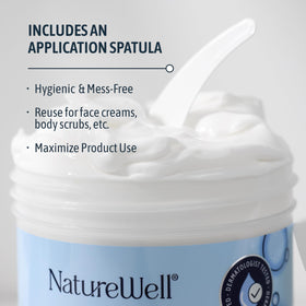 Nature Well micro-encapsulated retinol illustration indicating gentle delivery.