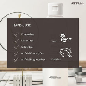 NATURECLASS R4 application steps visual hints at layering with serums and creams.
