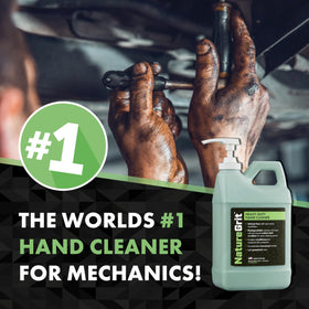 NatureGrit biodegradable formula supports sustainable cleaning in industrial settings.