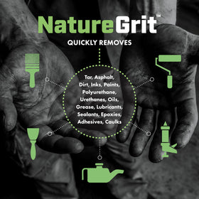 NatureGrit concentrated pump delivers potent cleaning with fewer drops.