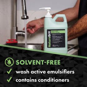 NatureGrit industrial use for mechanics keeps hands clean on the job.
