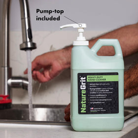 NatureGrit soy-based solvent cleaner delivers deep clean without excessive dryness.