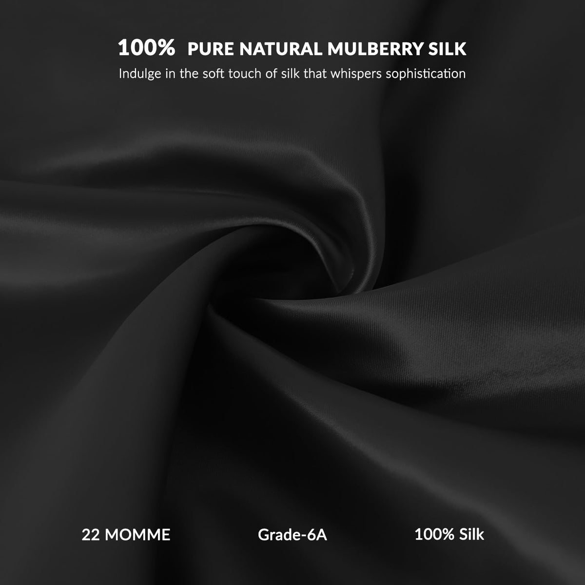 NatureKess 22 momme grade-6A silk offers durable, luxurious sleeping protection.