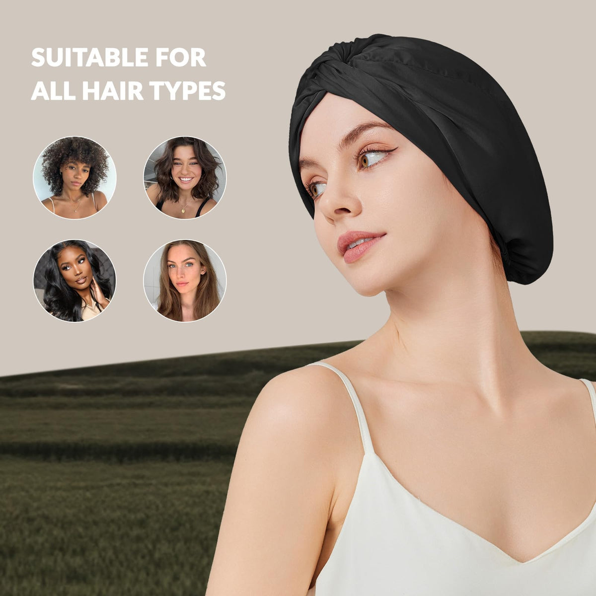 NatureKess silk bonnet is easy to care for and travel-friendly.