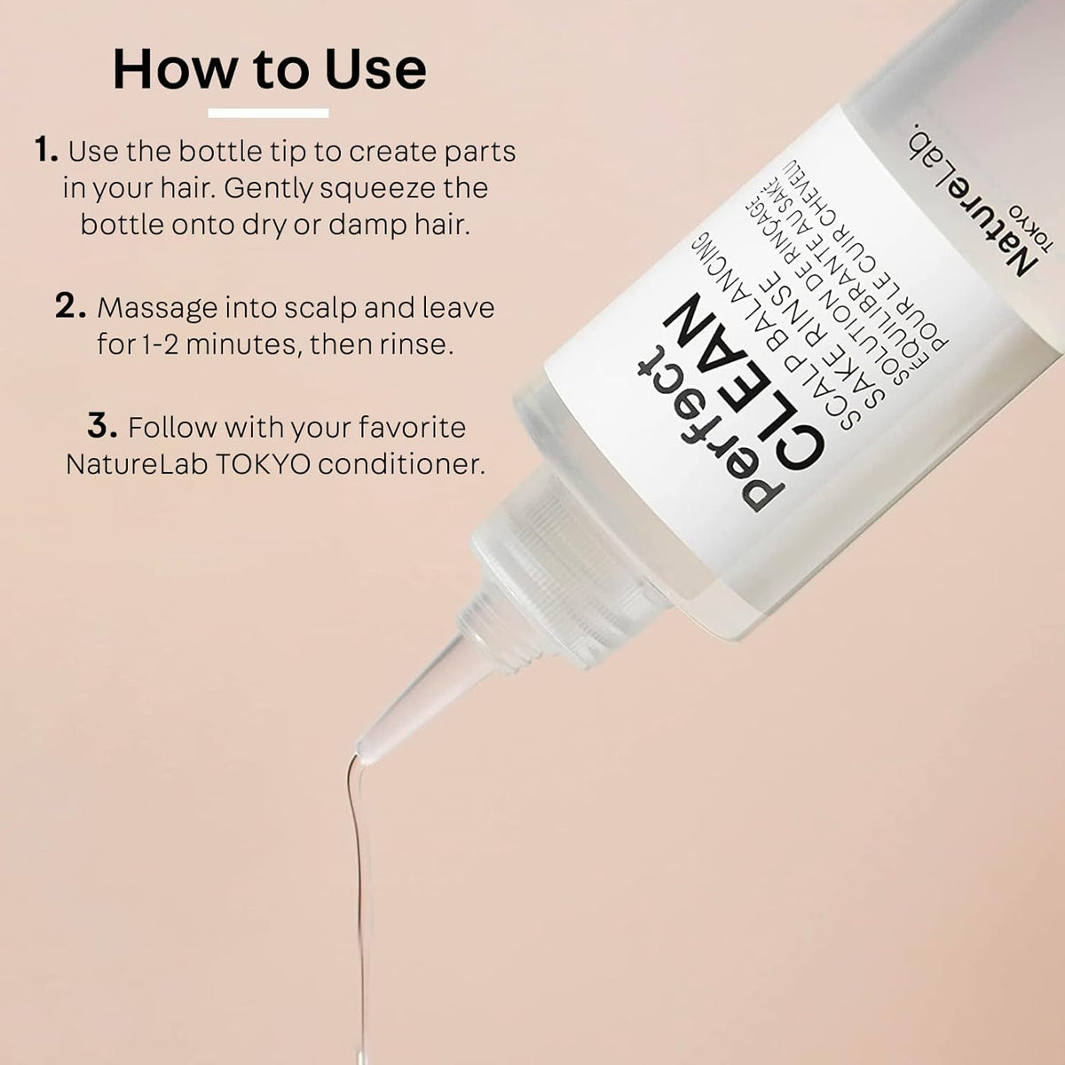 NatureLab.TOKYO Bundle display invites daily scalp care routines.