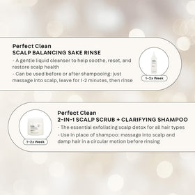 NatureLab.TOKYO Perfect Clean Scrub pour demonstrates gentle scalp cleansing.