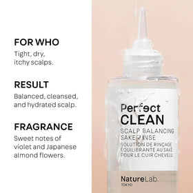 NatureLab.TOKYO Scrub texture closeup reveals exfoliating granules.